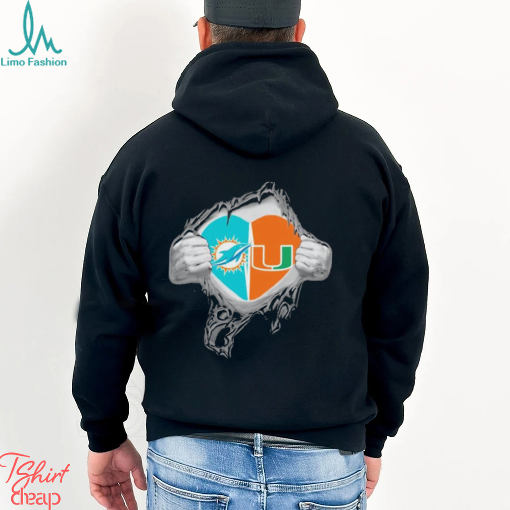 Mens Miami Dolphins Fashion Preferred Logo Hoodie