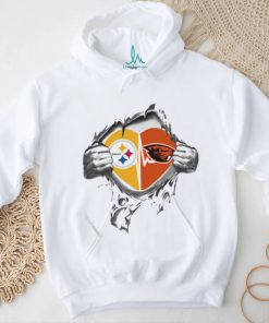Blood Inside Me Pittsburgh Steelers And Oregon State Beavers 2023 T shirt