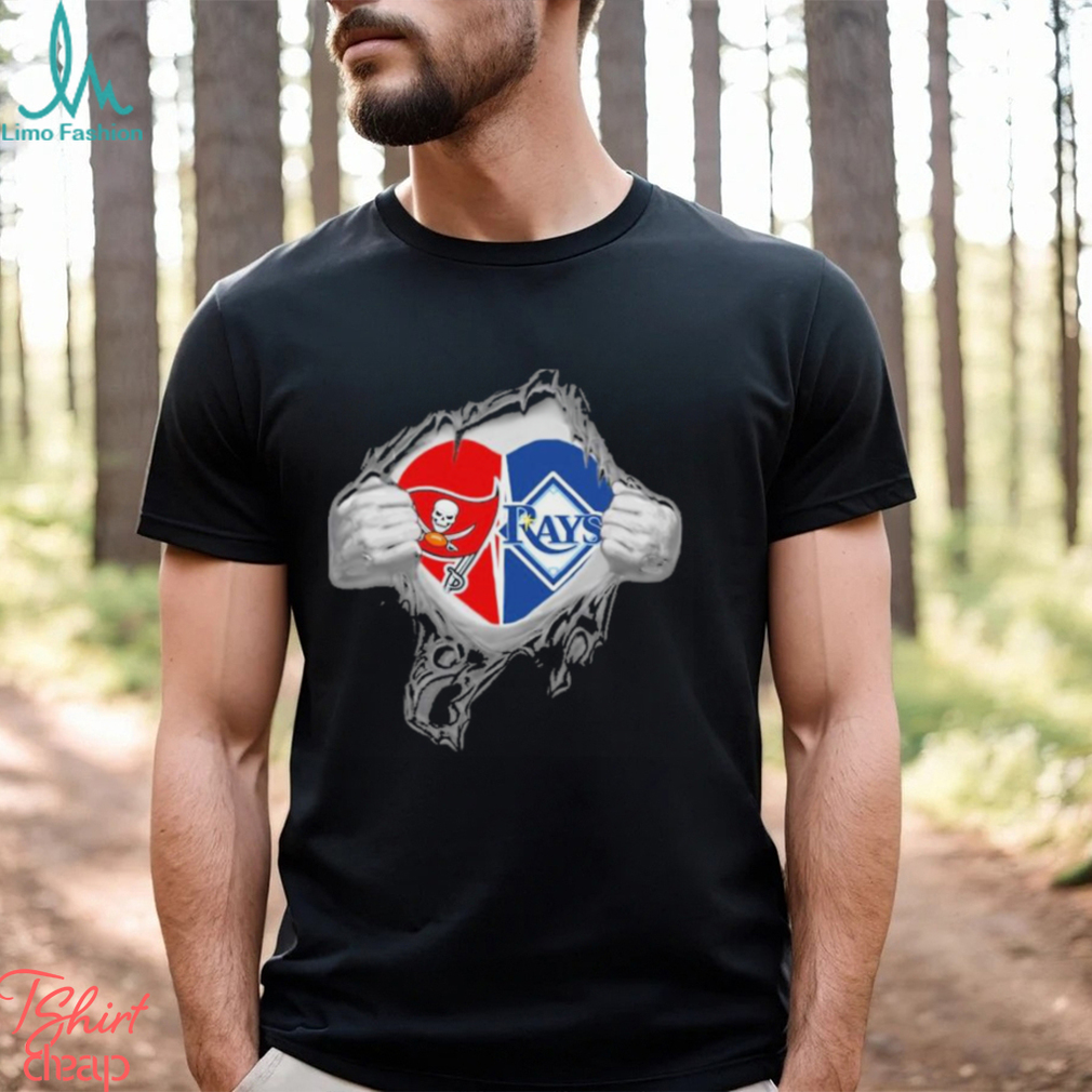 Blood Inside Me Tampa Bay Buccaneers And Tampa Bay Rays 2023 Shirt