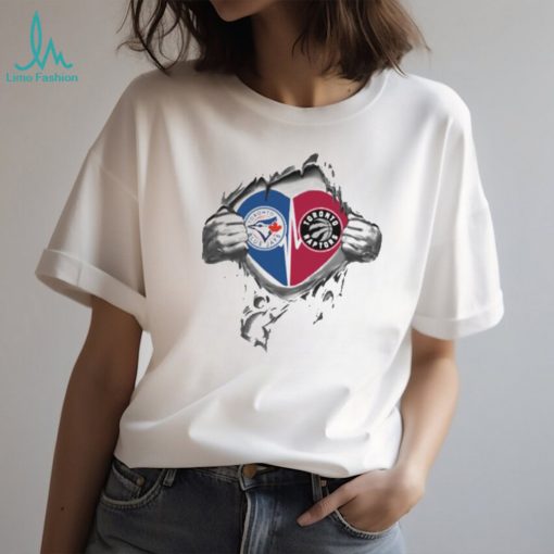 Blood Inside Me Toronto Blue Jays And Toronto Raptors 2023 shirt
