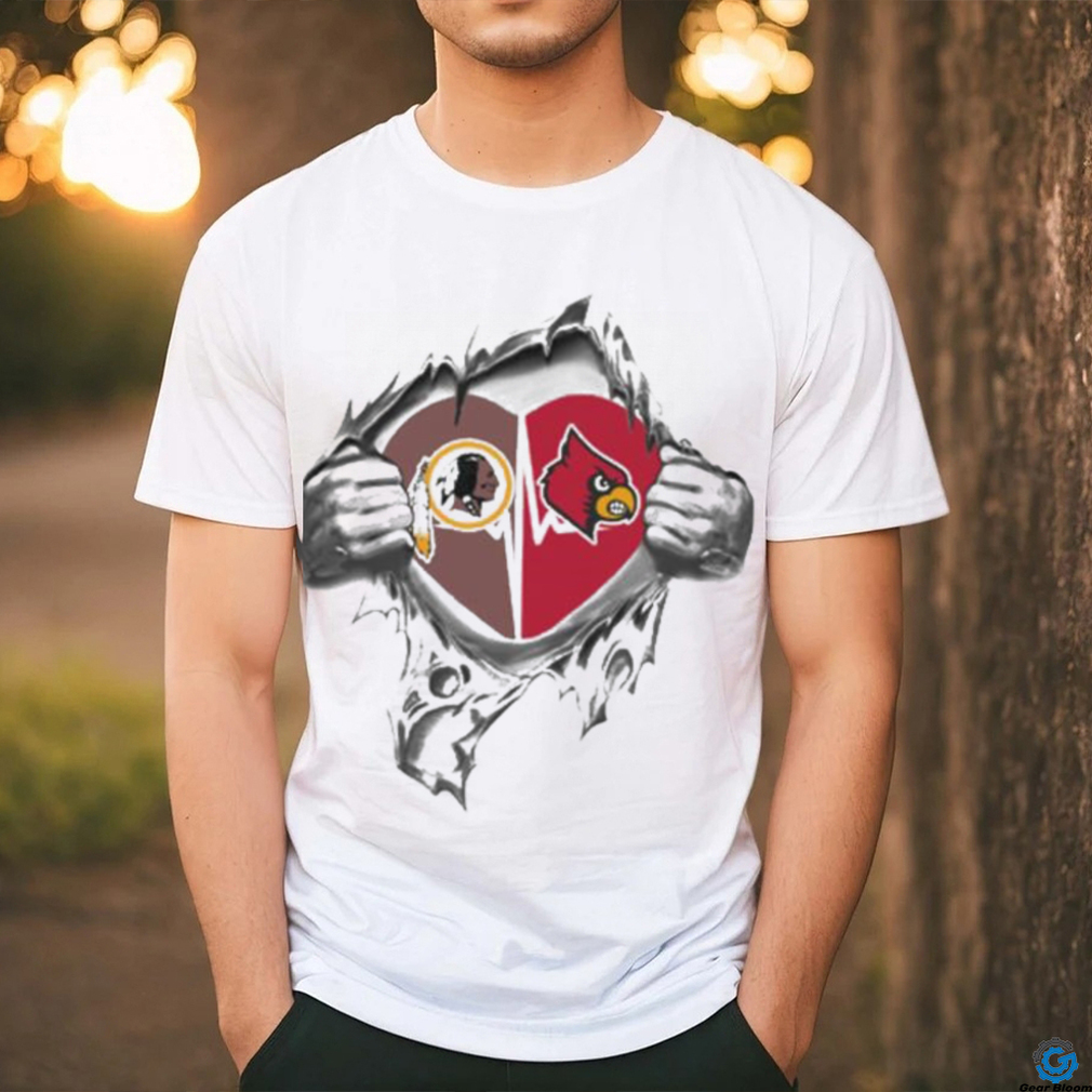 Blood Inside Me Washington Redskins And Arizona Cardinals 2023 Shirt