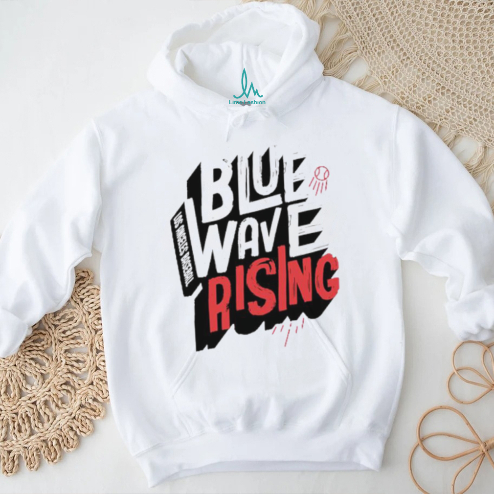 Official Los Angeles Dodgers Blue Wave Rising Shirt, hoodie