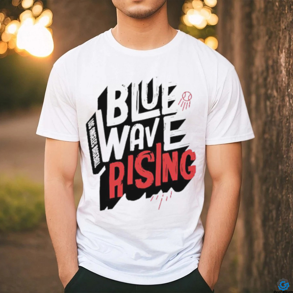 Blue Wave Rising Los Angeles baseball shirt - Limotees