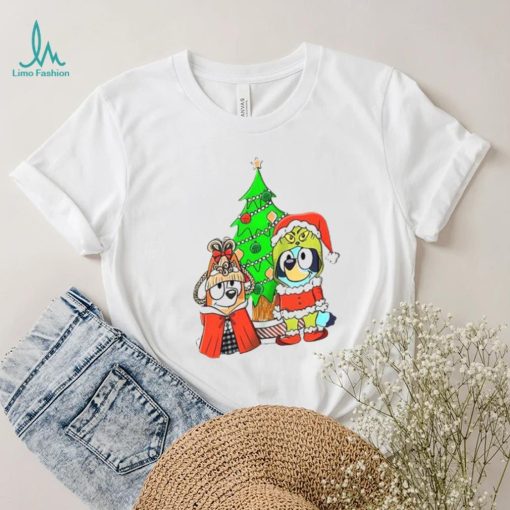 Bluey Christmas Shirt, Bluey Christmas Tree T Shirt