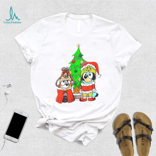 Bluey Christmas Shirt, Bluey Christmas Tree T Shirt