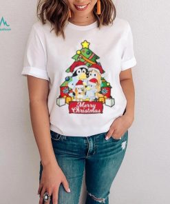 Bluey Christmas Tree T Shirt, Christmas cartoon T shirt