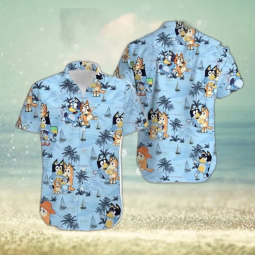 Bluey Hawaiian Shirt Summer Gift For Friends