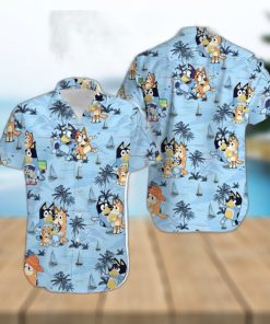 Bluey Hawaiian Shirt Summer Gift For Friends