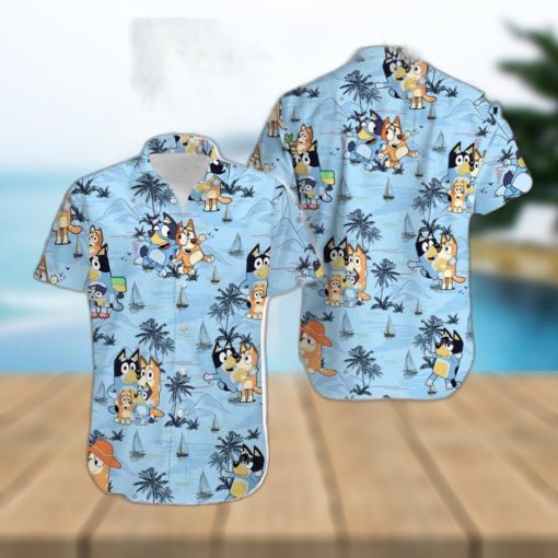 Bluey Hawaiian Shirt Summer Gift For Friends