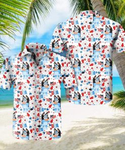 Bluey USA Fourth Of July 2023 Hawaiian Shirt