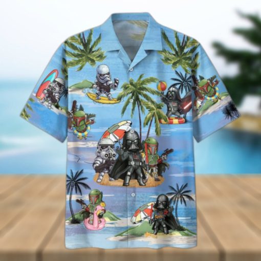 Boba Fett Cartoon Summertime Hawaiian Shirt