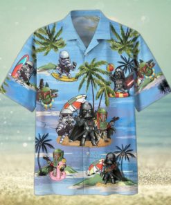 Boba Fett Cartoon Summertime Hawaiian Shirt