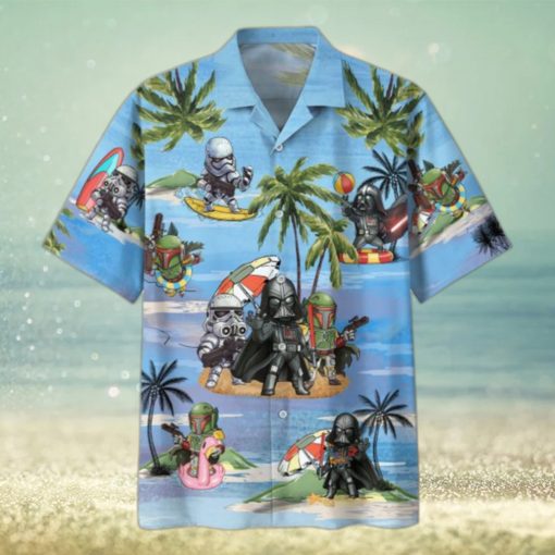 Boba Fett Cartoon Summertime Hawaiian Shirt