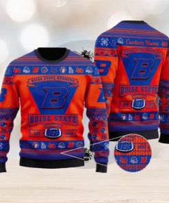 Detroit Lions Football Team Logo Ugly Christmas Sweater Custom Name  Christmas For Fans - Limotees