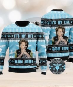 Bon Jovi It’s My Life Ugly Christmas Sweater Design Sweatshirt For Fans Gift