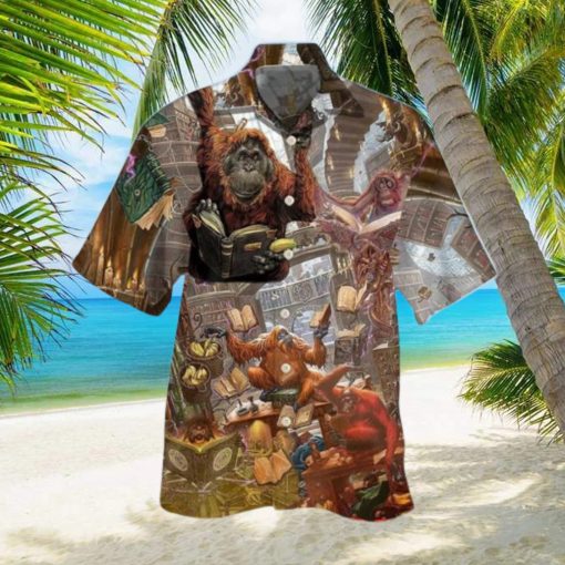 Book Librarian Funny Style Print Over 3D Hawaiian Shirts