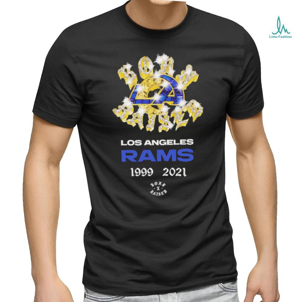 Los Angeles Rams Born x Raised Championship Ring 2023 T Shirt - Limotees