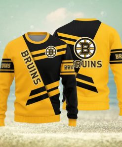 Boston Bruins Basic Pattern Ugly Christmas Sweater