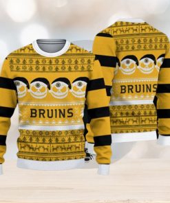 Boston Bruins Christmas Reindeer Pattern Ugly Sweater For Men Women