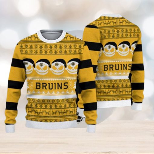 Boston Bruins Christmas Reindeer Pattern Ugly Sweater For Men Women