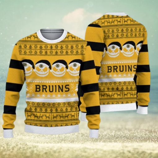 Boston Bruins Christmas Reindeer Pattern Ugly Sweater For Men Women