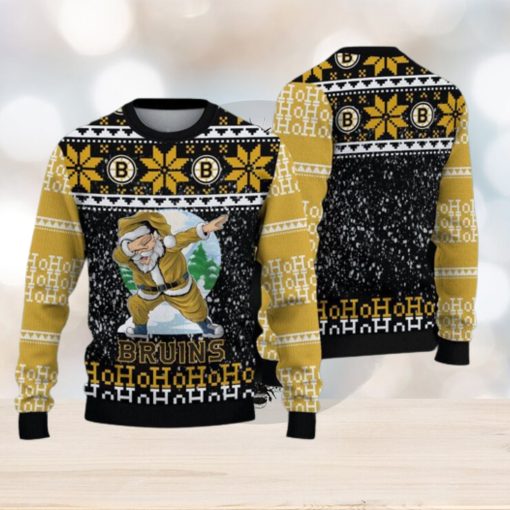 Boston Bruins Christmas Santa Claus Ugly Sweater For Men Women