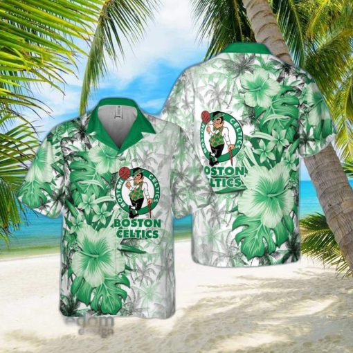 Boston Celtics Exotic Hawaiian Shirt For Men And Women Gift Floral Aloha Beach