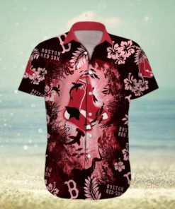 Boston Red Sox Hibiscus Summer Set Hawaiian Shirt And Shorts