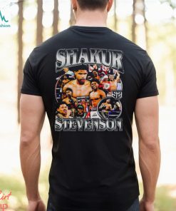 Boxer Shakur Stevenson Collage Vintage 90s Shirt