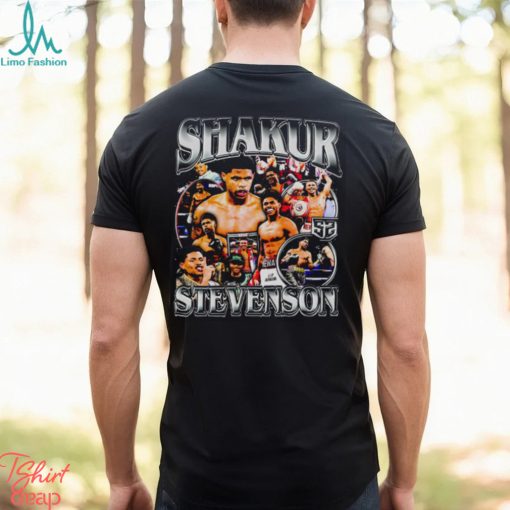 Boxer Shakur Stevenson Collage Vintage 90s Shirt