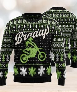 Braaap Moto Ugly Christmas Sweater