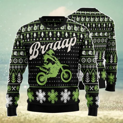 Braaap Moto Ugly Christmas Sweater