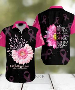 Breast Cancer Awareness Strong Is The Only Choice Hawaiian Shirt For Men   Women