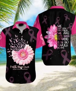 Breast Cancer Awareness Strong Is The Only Choice Hawaiian Shirt For Men   Women