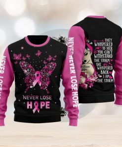 Breast Cancer Warrior Ugly Christmas Sweater For Men And Women