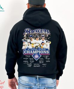 Brewers Team 2023 NL Central Division Champions Postseason Signatures Shirt