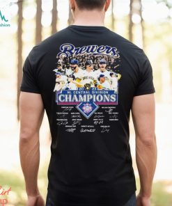 Brewers Team 2023 NL Central Division Champions Postseason Signatures Shirt