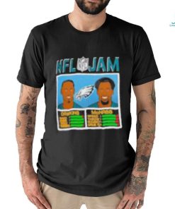 Brian Dawkins & Donovan McNabb Philadelphia Eagles Homage NFL Retired Jam T Shirt