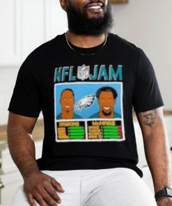 Brian Dawkins & Donovan McNabb Philadelphia Eagles Homage NFL Retired Jam T Shirt