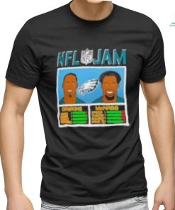 Brian Dawkins & Donovan McNabb Philadelphia Eagles Homage NFL Retired Jam T  Shirt - Limotees