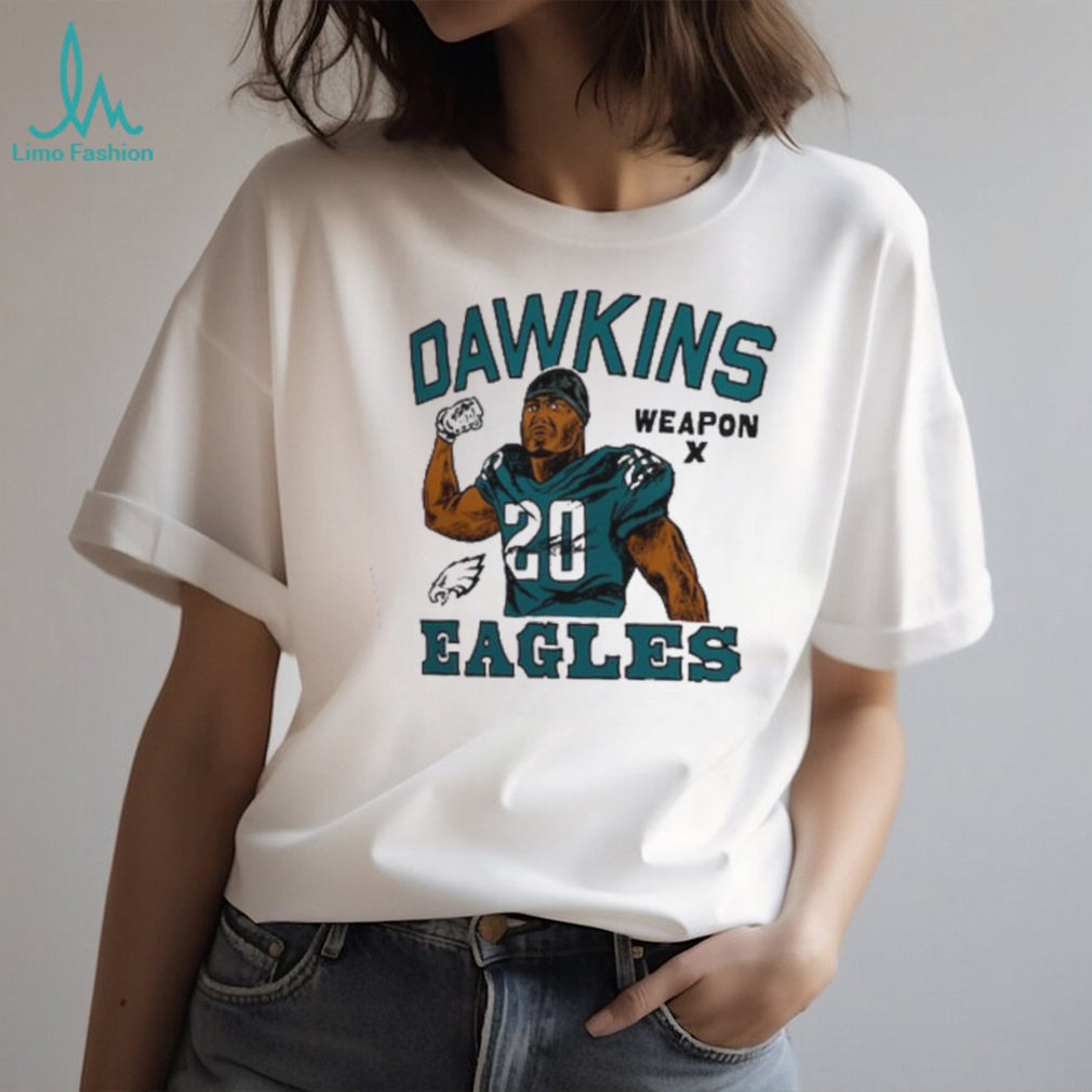 Brian Dawkins Philadelphia Eagles Homage Retired Player Caricature Tri  Blend T Shirt Ash - Limotees