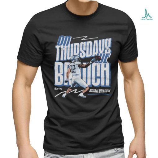 Brian branch detroit on thursdays we branch shirt