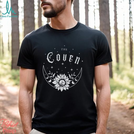 Bride’s Coven Witchy Bachelorette Party Shirt Gothic Bach Spooky Celestial Bridesmaid T Shirt Bridal Gifts Halloween Wedding Tee Unisex