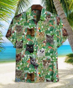 British Shorthair Cat Hawaiian Shirt Cat Memorial Gift