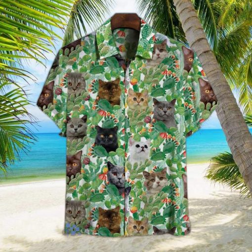 British Shorthair Cat Hawaiian Shirt Cat Memorial Gift