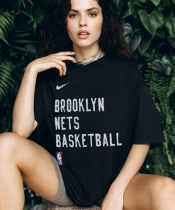 Brooklyn Nets Nike Unisex 2023 24 Legend On Court Practice Long Sleeve T Shirt   Black