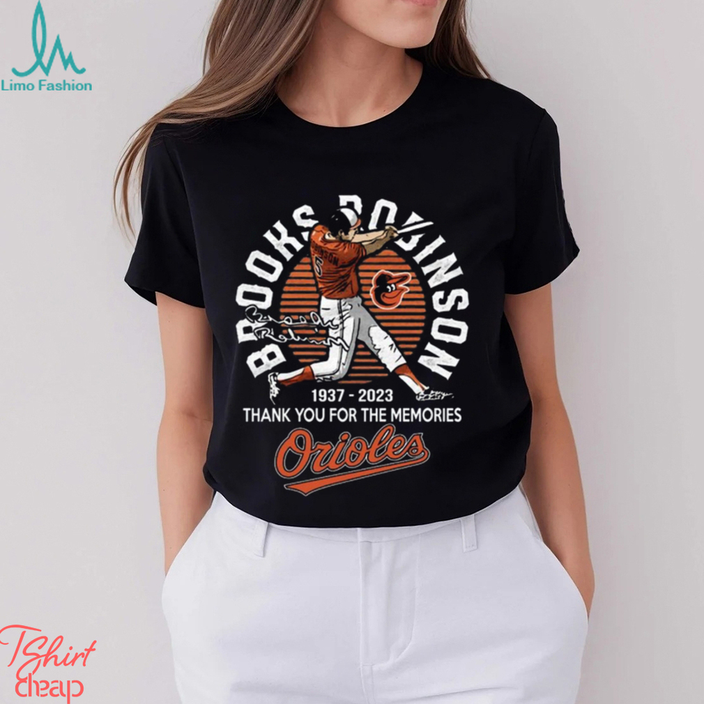 Brooks Robinson 1937 – 2023 MVP Signature Orioles T Shirt - Limotees