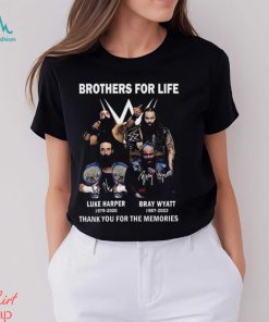 Brothers For Life Bray Wyatt And Luke Harper Thank You For The Memories T  Shirt - Limotees