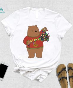 Brown Bear And Christmas Lights Shirt