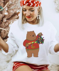 Brown Bear And Christmas Lights Shirt